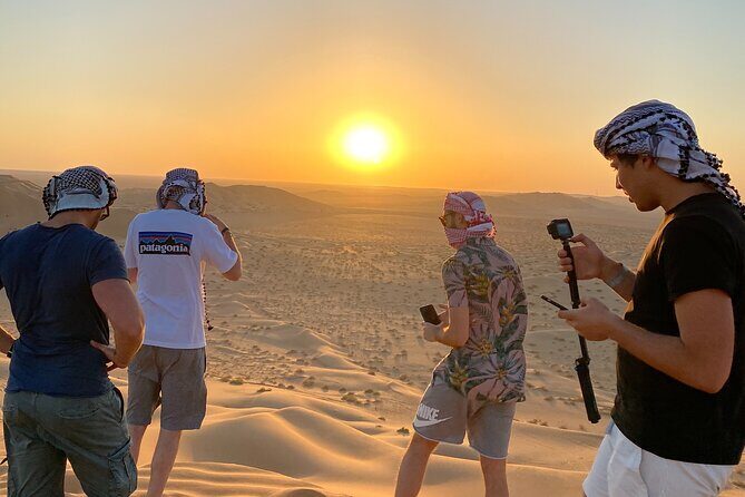 2-Day Overnight Desert Experience - The Empty Quarter in 4x4: Sunset Dunes, Climbing, and That Big-Scale Feeling