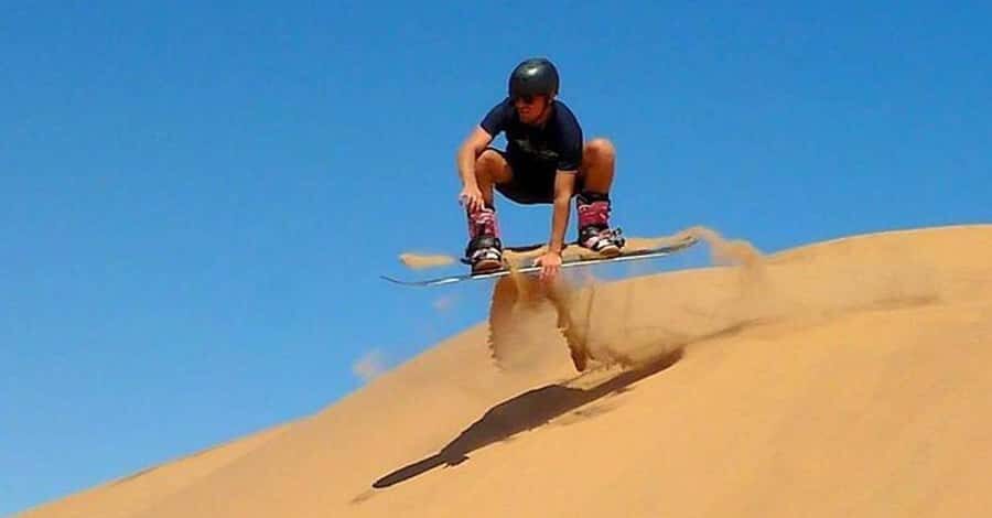 Desert Safari - Private 4WD car - Sandboarding and Optional Quad Biking: Adrenaline with Rules