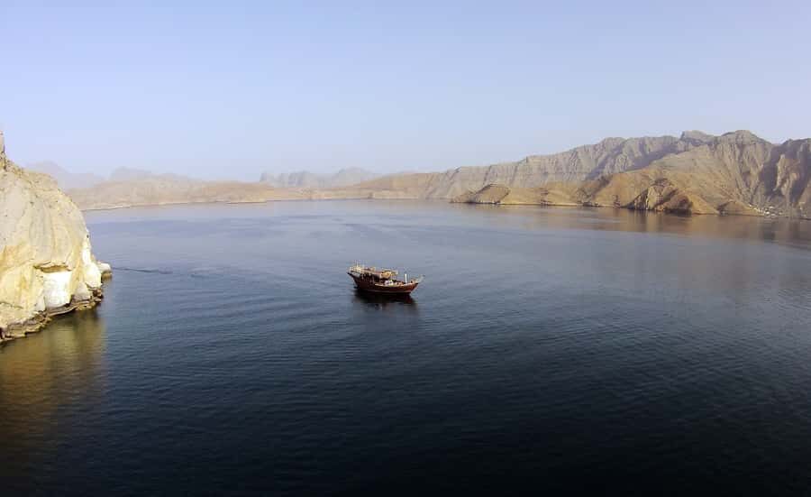 From Khasab: Fjords of Musandam Dhow Cruise & Buffet Lunch - Dolphins near Khasab: how to get your eyes on the water