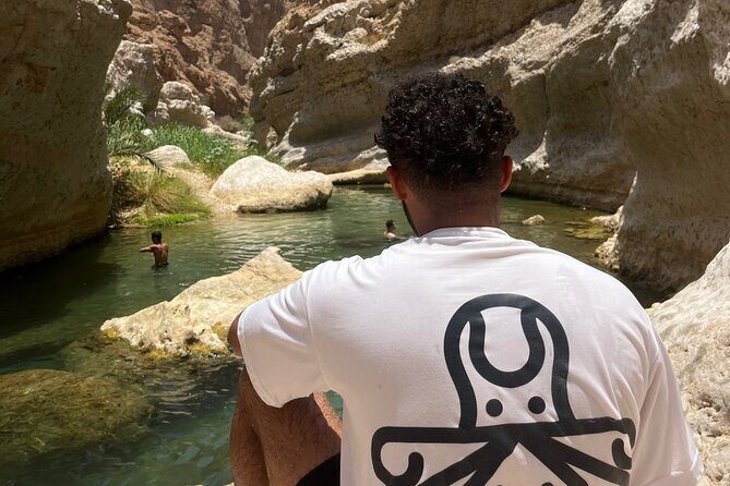 from muscat wadi shab and bimmah sinkhole tour - Wadi Shab Canyon Hike: From Parking to the First Wow
