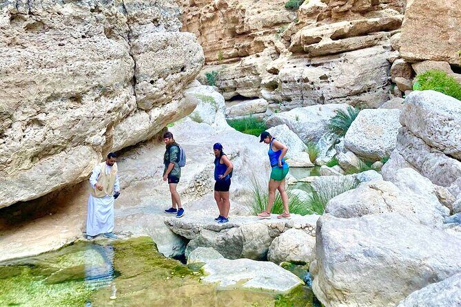 Full Day Tour in Wadi Shab - Fins Beach: White Sand and a Windy Photo Break