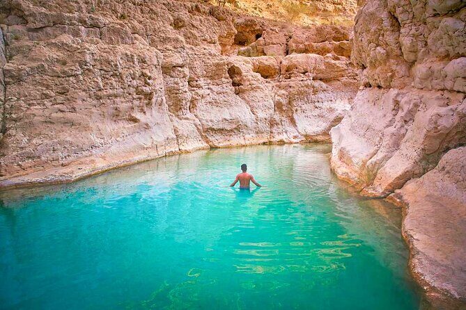 Full Day Wadi Shab And Bimah Sinkhole with Pick Up Included - Wadi Shab: Canyon Walk, Terraced Gardens, and the Cave Waterfall Moment