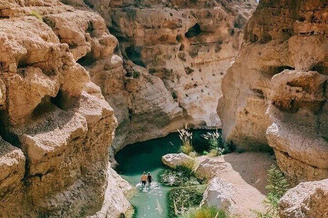 Full Day Wadi Shab And Bimah Sinkhole with Pick Up Included - Bimmah Sinkhole: Turquoise Water, Limestone Science, and Quick Photo Time