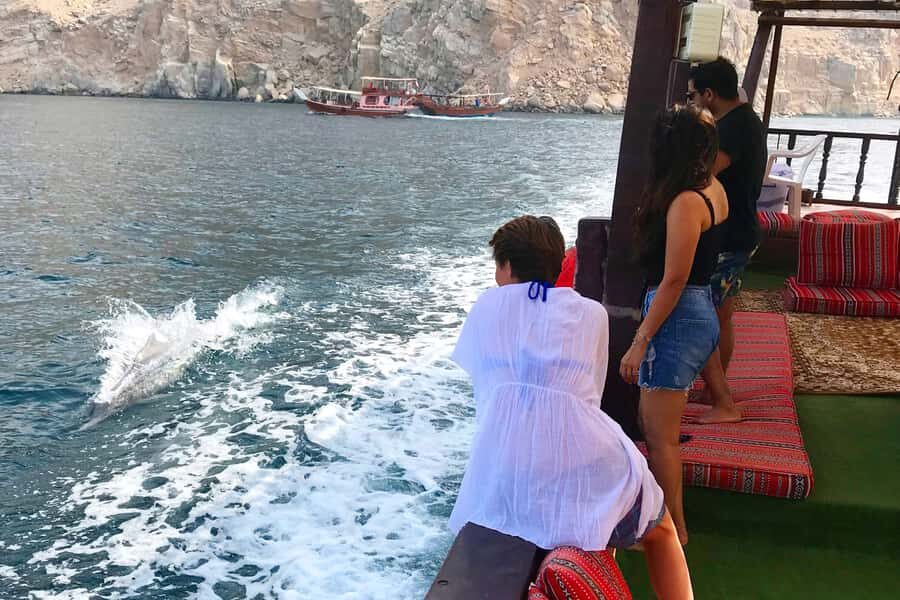 Khasab: Dolphin Watching Day Tour with Snorkeling & Lunch - Dolphin watching: the crew looks for chances, not guarantees