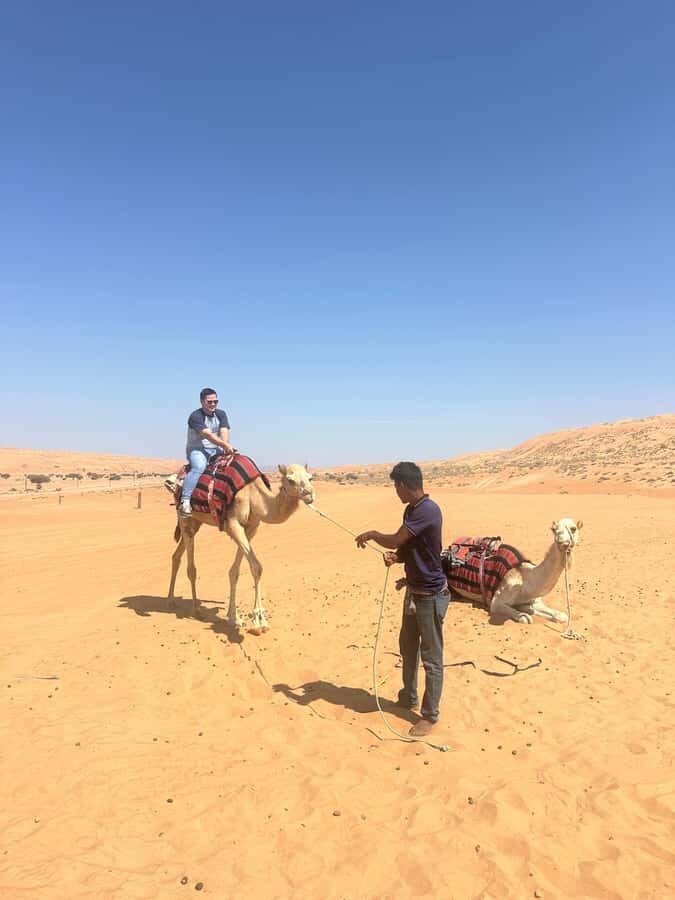 Muscat: Bidiya Desert Sunset Camel Ride with Transfer - Your Guide Makes It Better: Oman Stories on the Move