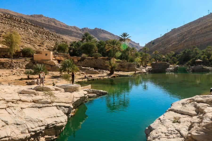 Muscat: Southern Treasures & Wadi Shab Tour with Audio Guide - What It’s Like at the Main Swimming Pools and Cave