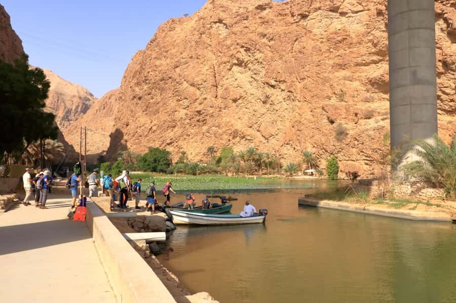 Muscat: Wadi Shab and Bimmah Sinkhole Full-Day Tour - Swimming at Wadi Shab: the best timing is your own pace