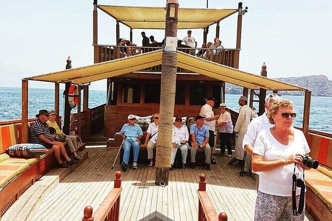 Omani Traditional Dhow Cruise: Sunset and Muscat Coastal View - A 2-hour sunset dhow cruise from Marina Bandar Al Rowdha