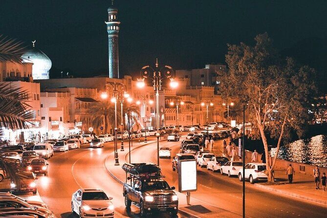 Private Half-Day Muscat City At Night Tour - Mutrah Market and Corniche at night: the best place to slow down