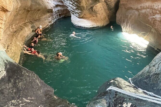 Private Wadi Shab - Bimmah Sinkhole - White Sand Beach - Full Day Tour - Getting to Wadi Shab: canyon walks, green terraces, and a swim through a cave