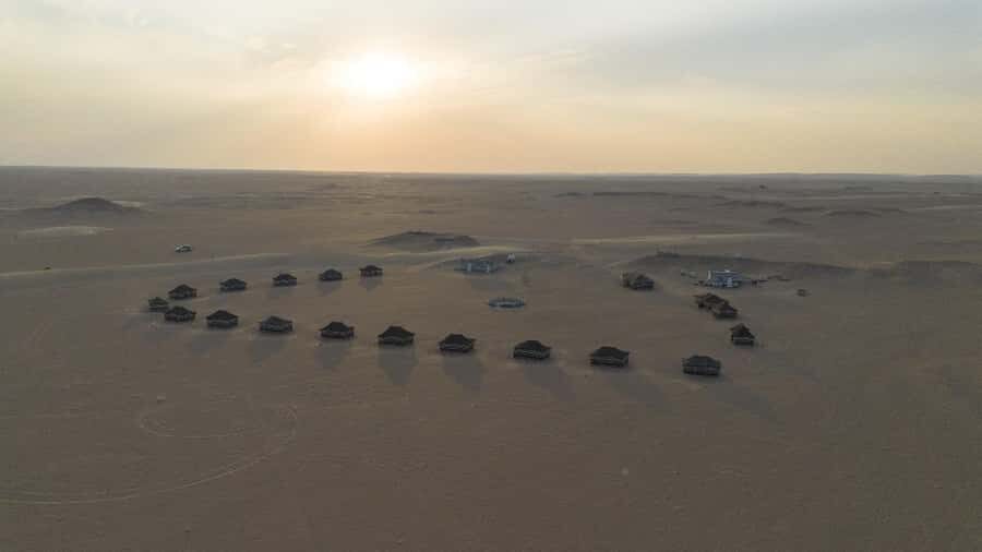 Salalah: Bedouin Tent Night Stay in Desert + Sunset Safari - Day 1 route: Qara Mountains views, Ubar, then the dunes take over