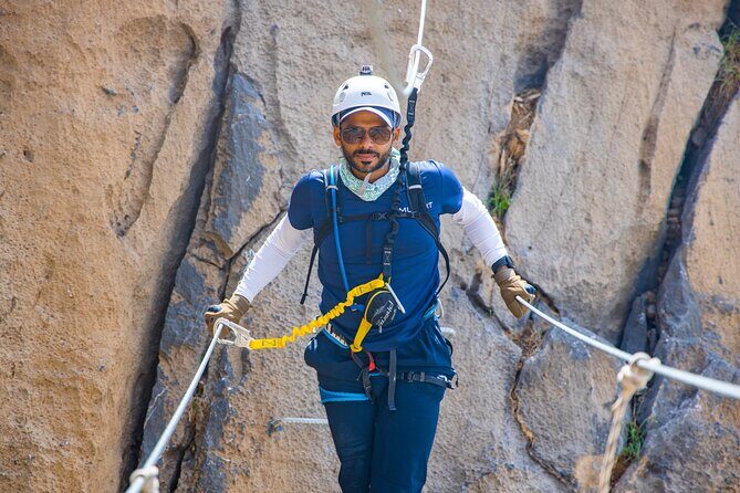 Via Ferrata And Zip Line - The Route Breakdown: Iron Bridge, Steel Rope, Stair Way